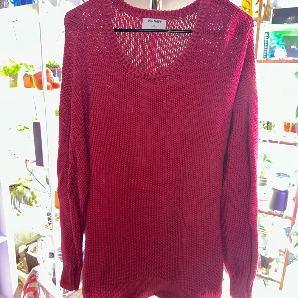 Old Navy Women's Red Sweater